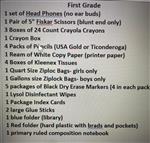 Supply List