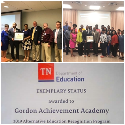 Gordon Receives Examplary Award 