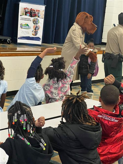 Thank You McGruff for Visiting the HILL