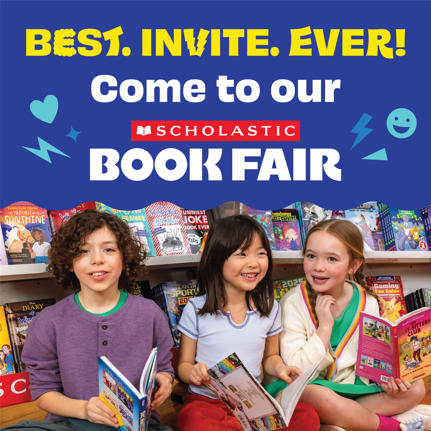  Scholastic Book Fair September 22-26, 2025