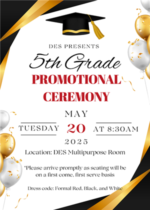 5th Grade Promotional Ceremony
