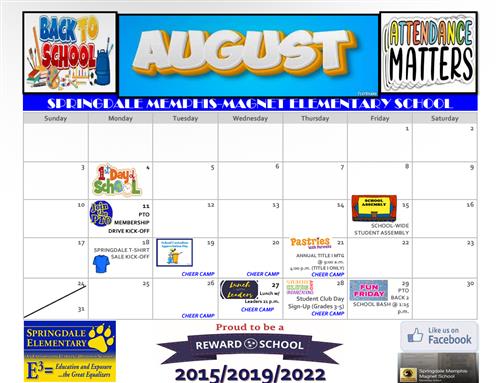 August Calendar