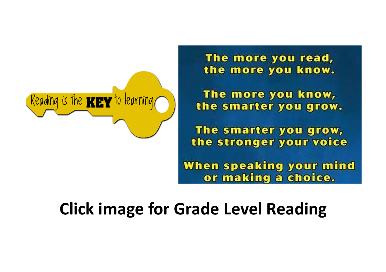 Click the image to link to Grade Level Reading Assignments