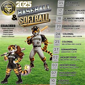 2025 Baseball/Softball Schedule