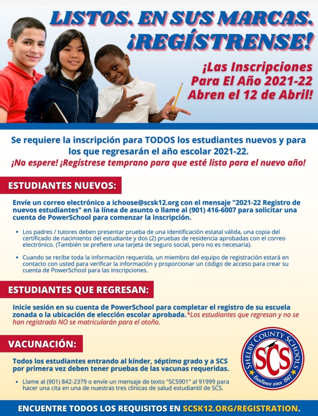 Ready, Set Register!! Ready, Set Register!!