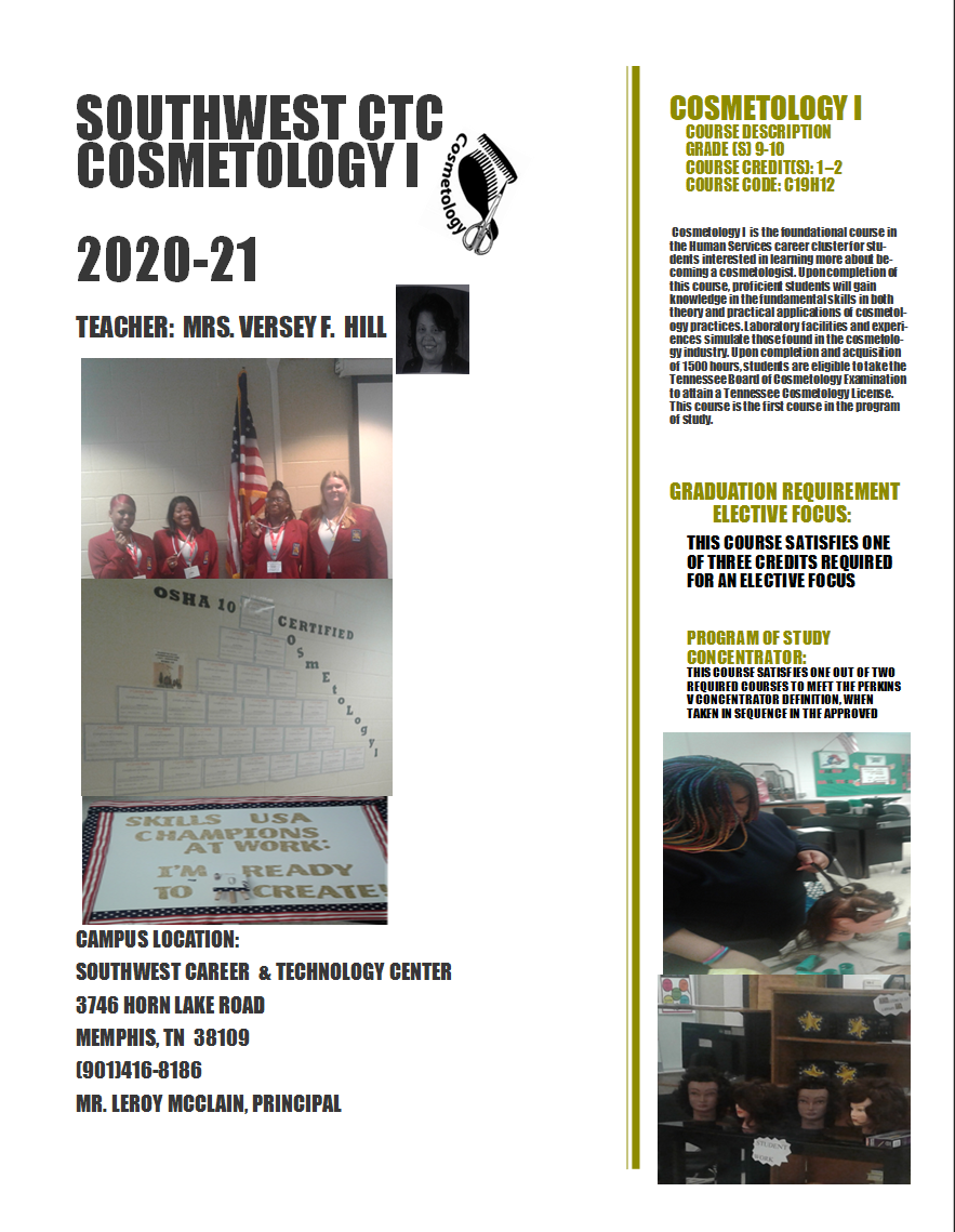 cosmetology 1 